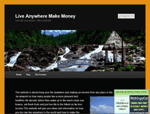 Tablet Screenshot of liveanywheremakemoney.com